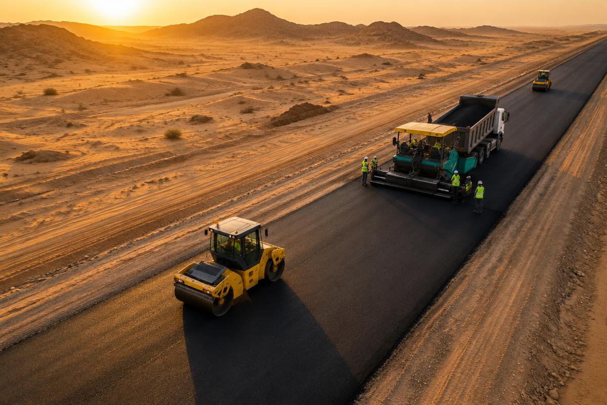 الطرق والبنية التحتية